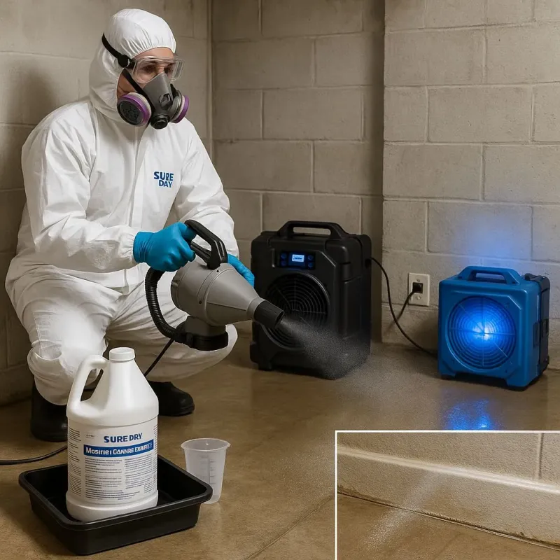 Sanitization and Odor Removal process in Alstead, NH